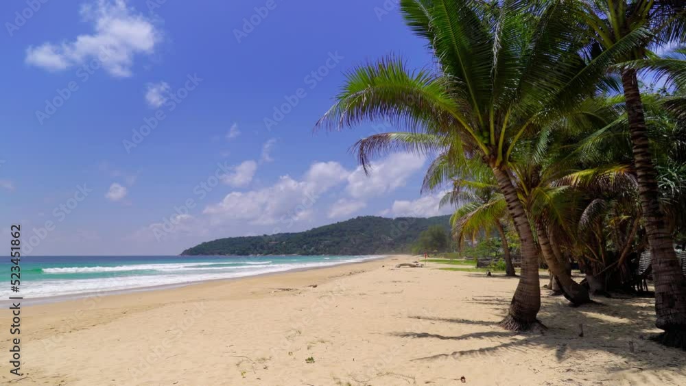 4K ProRes HQ 4:2:2 Phuket Thailand tropical beach sea landscape beautiful in nature. Nature and Go Everywhere travel concept. 4K ProRes HQ 4:2:2 Phuket Thailand tropical beach sea landscape beautiful in nature. Nature and Go Everywhere travel concept.