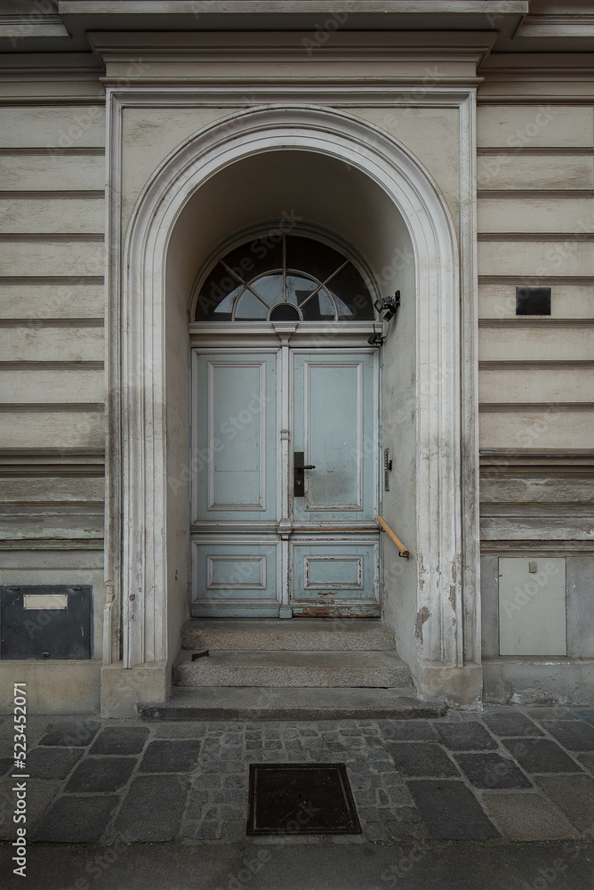 old wooden door