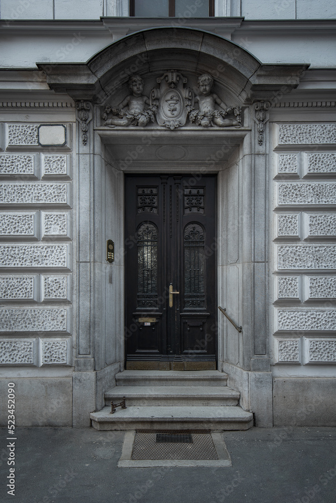 old wooden door