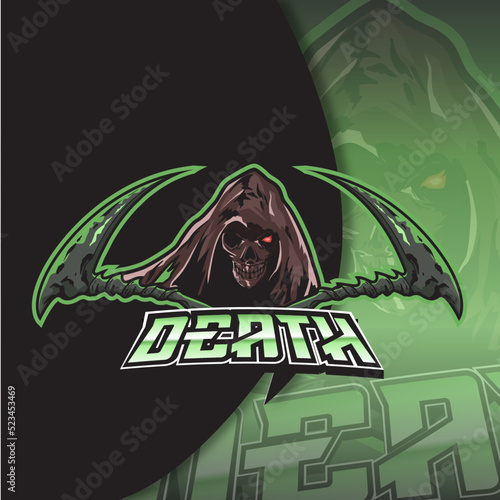 reaper scythe logo esports