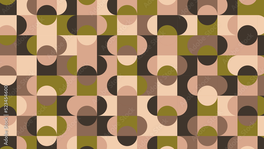 green, olive, brown and beige geometric pattern, seamless wallpaper for fabric, tile and tablecloth green, olive, brown and beige geometric pattern, seamless wallpaper for fabric, tile and tablecloth