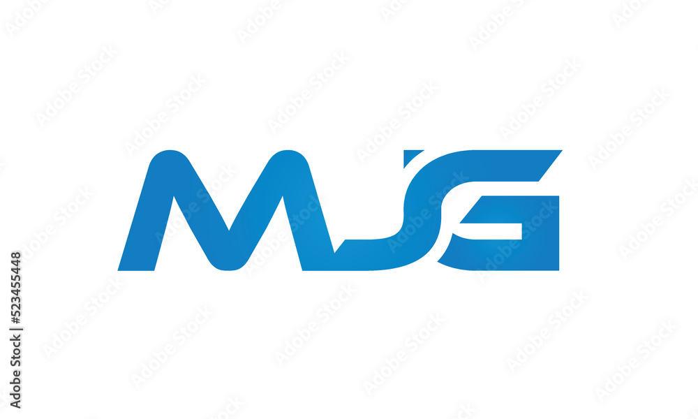 MJG letters linked logo design, Letter to letter connection monogram concepts vector alphabet MJG letters linked logo design, Letter to letter connection monogram concepts vector alphabet