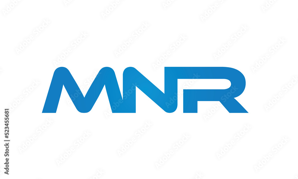 MNR Flat accounting logo design on white background. MNR creative initials  Growth graph letter logo concept. MNR business finance logo design. Stock  Vector | Adobe Stock