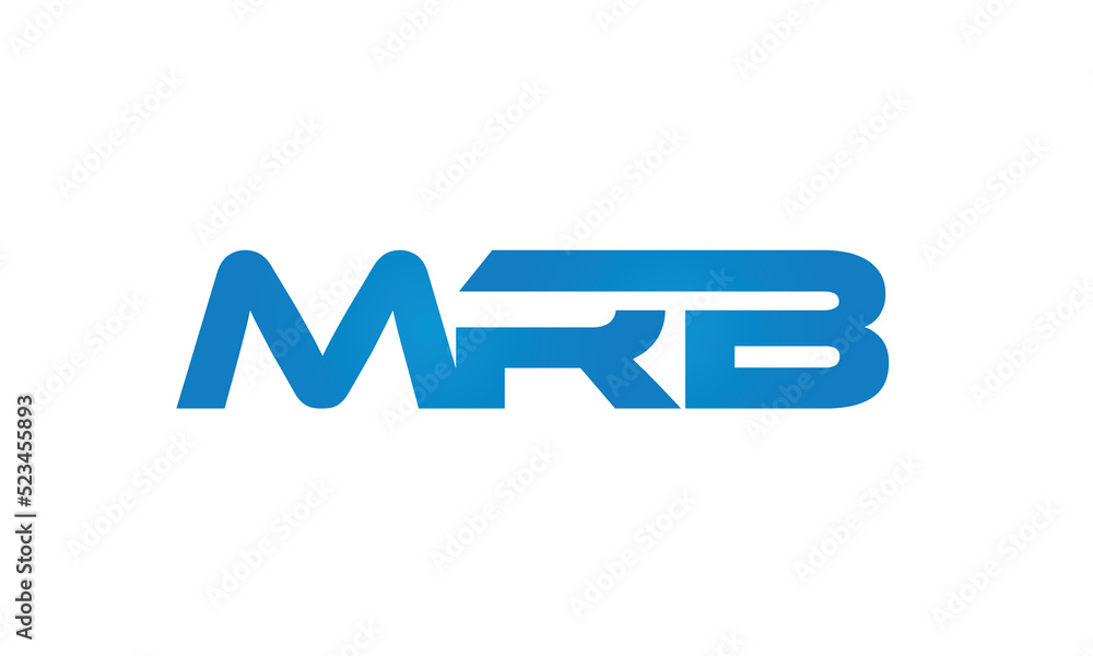 MRB letters linked logo design, Letter to letter connection monogram concepts vector alphabet MRB letters linked logo design, Letter to letter connection monogram concepts vector alphabet
