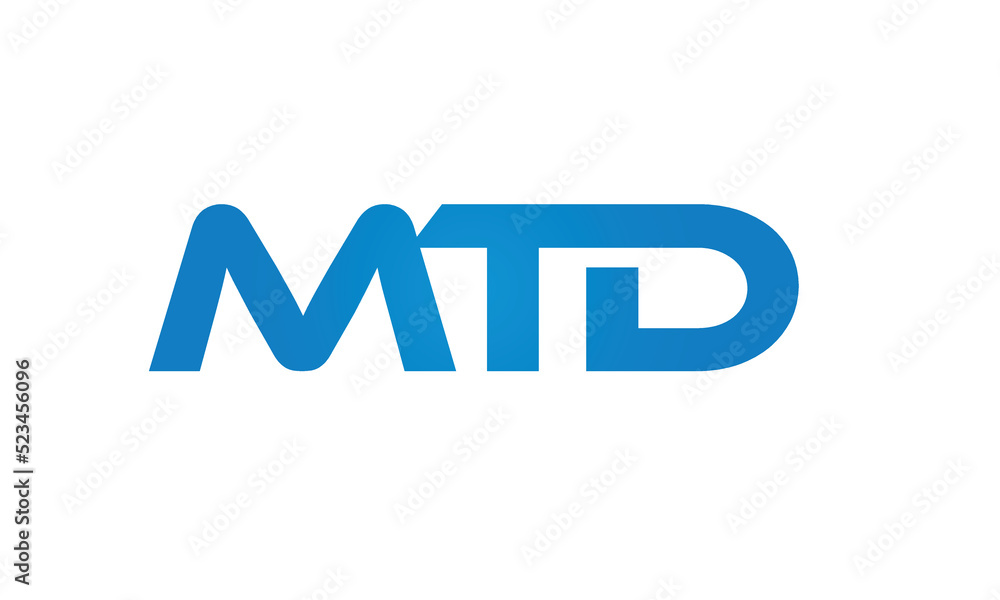 MTD letters linked logo design, Letter to letter connection monogram concepts vector alphabet MTD letters linked logo design, Letter to letter connection monogram concepts vector alphabet