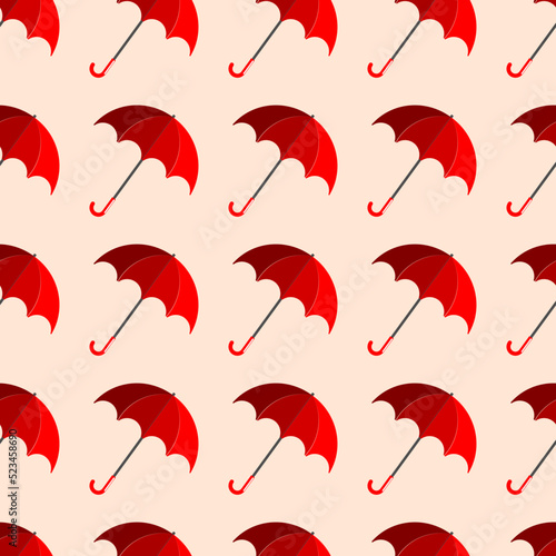 Colorful seamless pattern for background and wallpaper. Modern style abstract texture. vector formats. Umbrella pattern.