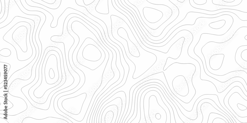 Abstracts Topographic map lines, contour background, Vector contour topographic map background. Topography and geography map grid abstract backdrop, Luxury black abstract line art.
