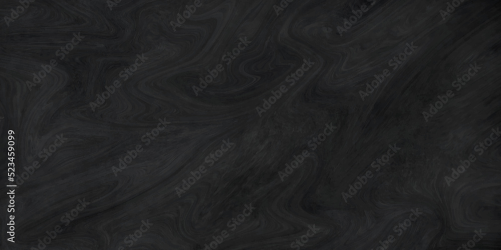 Fototapeta premium Black grey marble texture with natural pattern for background and desinge. Liquid marble surfaces design and panorama texture grunge backdrop background. Statuario Marble Texture Background,