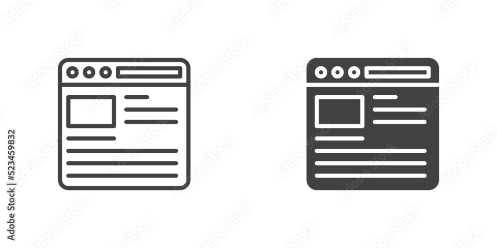 Website page icon Website page icon