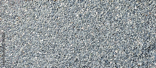 texture of gravel stones on ground background	
