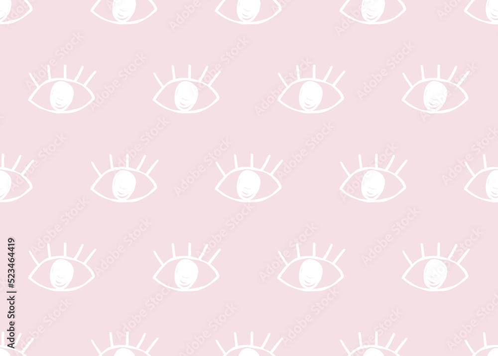 Hand drawn eye doodles seamless pattern. Vector illustration. Perfect for wallpapers, web page backgrounds, surface textures, textile. Hand drawn eye doodles seamless pattern. Vector illustration. Perfect for wallpapers, web page backgrounds, surface textures, textile.