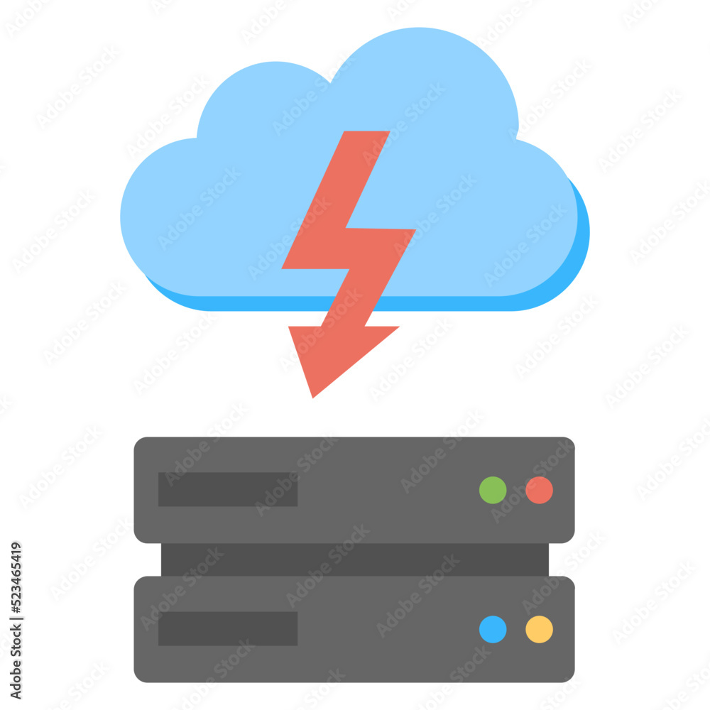 Fototapeta premium Super Fast Cloud Storage