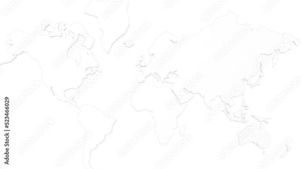 © oselote - White world map, Flat white world map for adding text graphics. or part of the design work © oselote - White world map, Flat white world map for adding text graphics. or part of the design work
