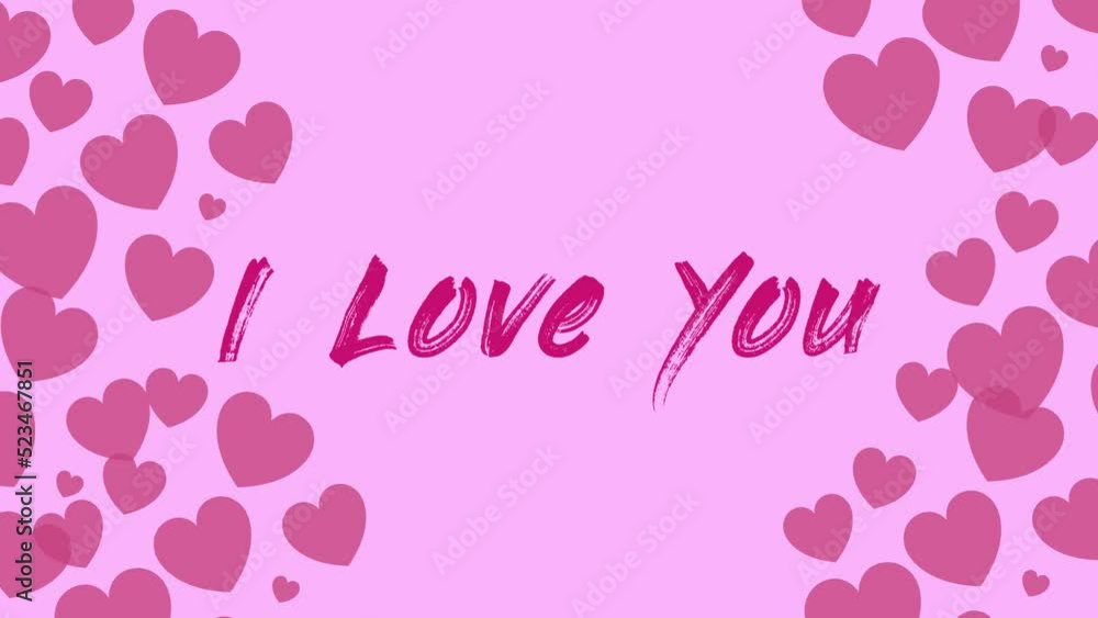 I love you with hearts for lover, couples and valentines day (i love you). I love you with hearts for lover, couples and valentines day (i love you).