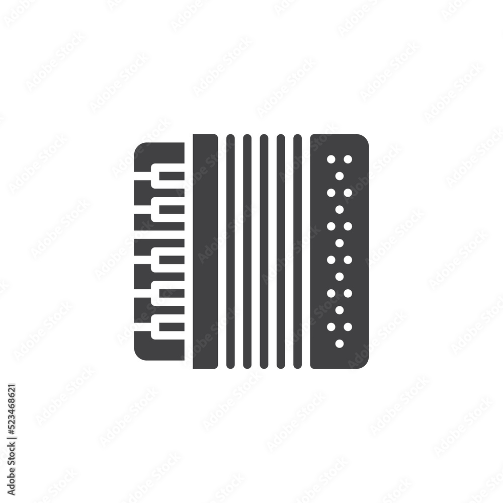 Accordion vector icon Accordion vector icon