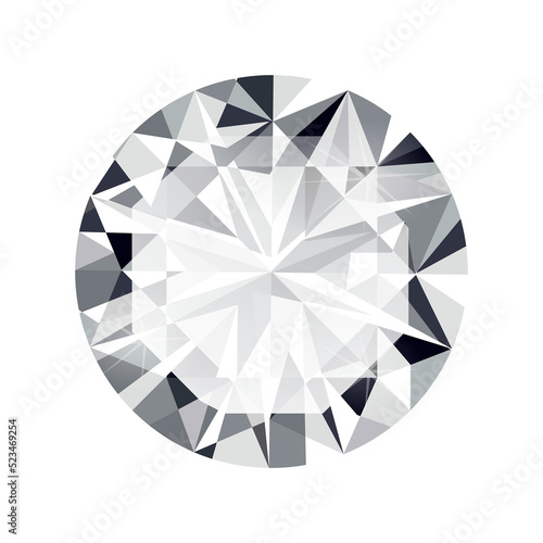 Gray Diamonds, round brilliant cut diamond PNG Clipart, Sublimation design, Digital download.
