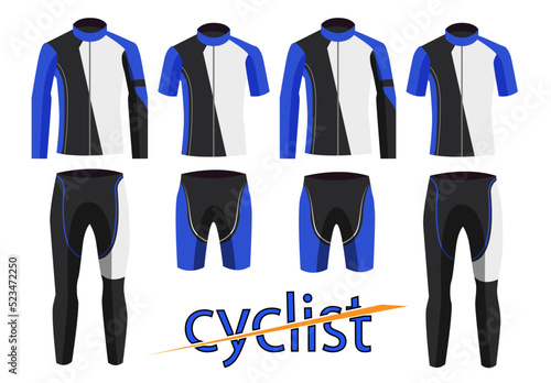 Clothes for exercise or cycling
