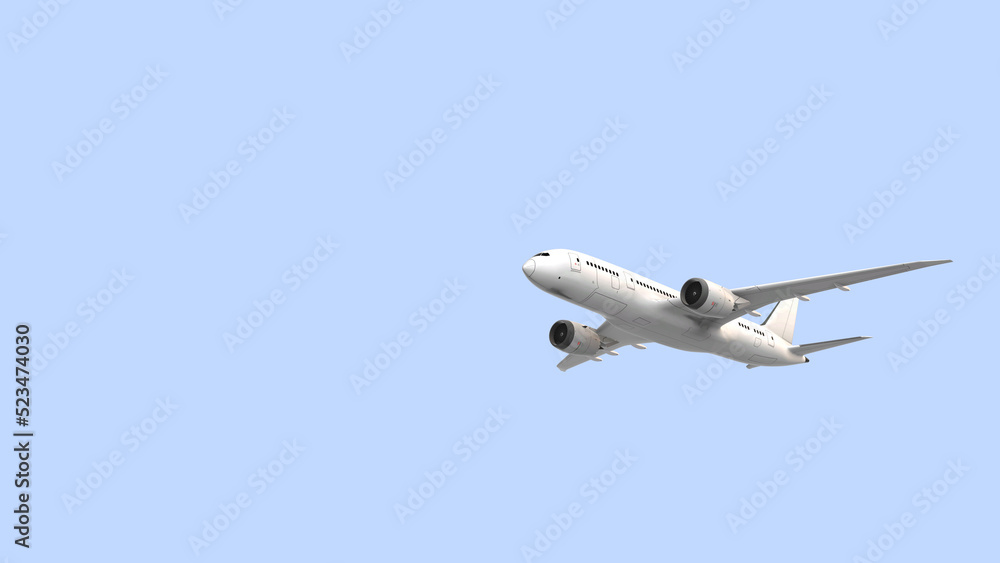 Airplane flying in the sky Airplane flying in the sky