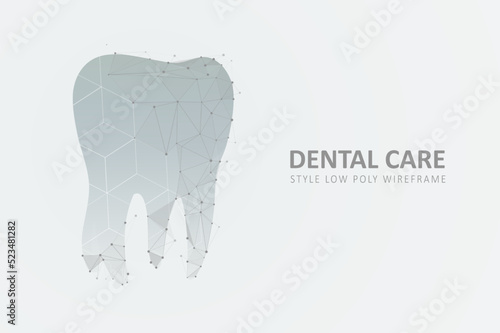 Dental care tooth. Digital technologies in dentistry