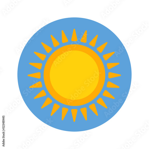 Sun rays and ultraviolet. Allergy symptom cartoon vector illustration. Educational banner with man suffering from runny nose, rash, red eyes because of food, dust, insects