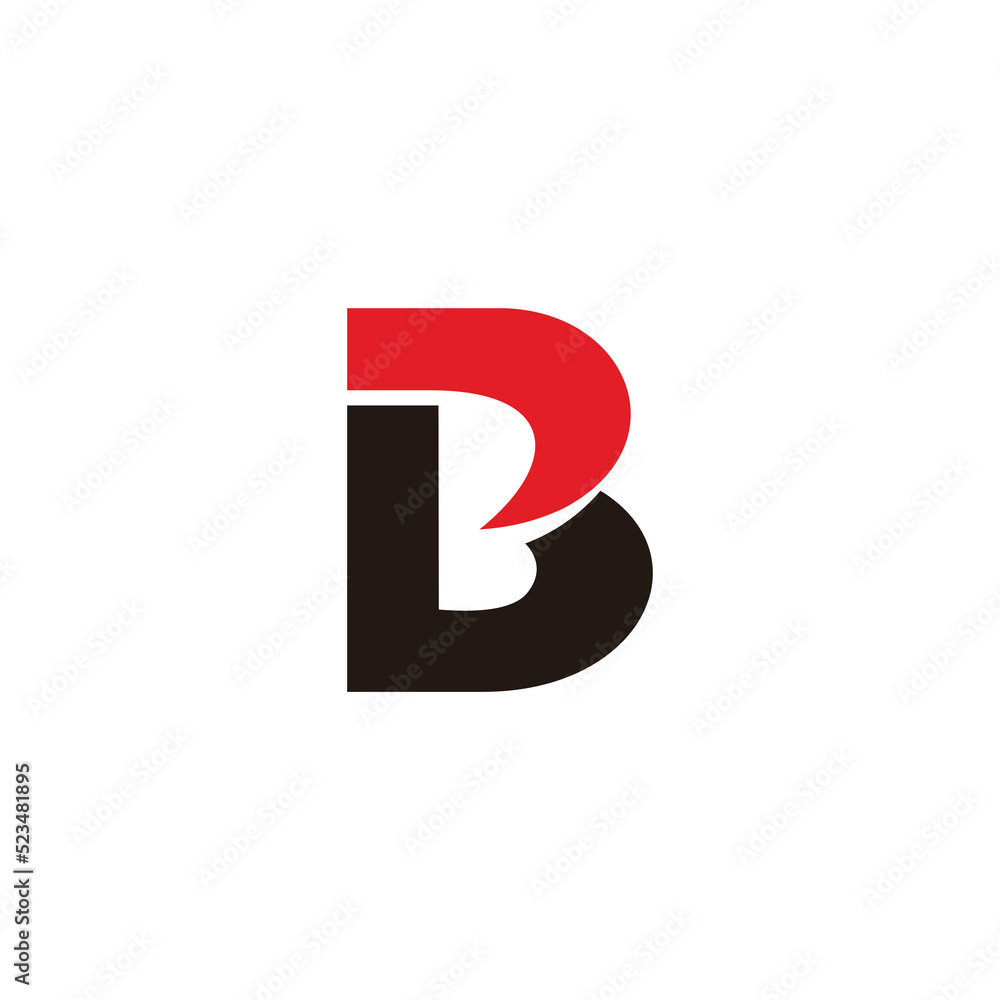 letter lb curves motion logo vector letter lb curves motion logo vector