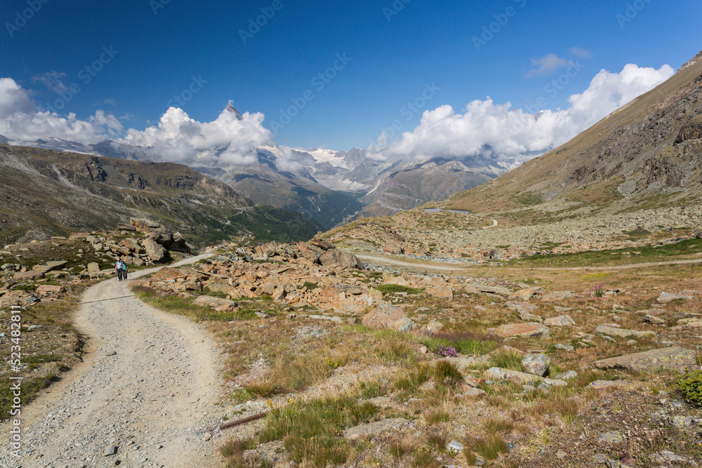 Fototapeta premium Vue vers le Cervin depuis Fluhalp