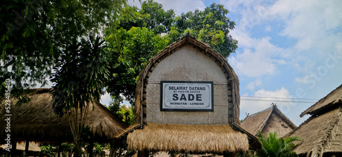 The life of the traditional community of Sade Village. West Nusa Tenggara photo