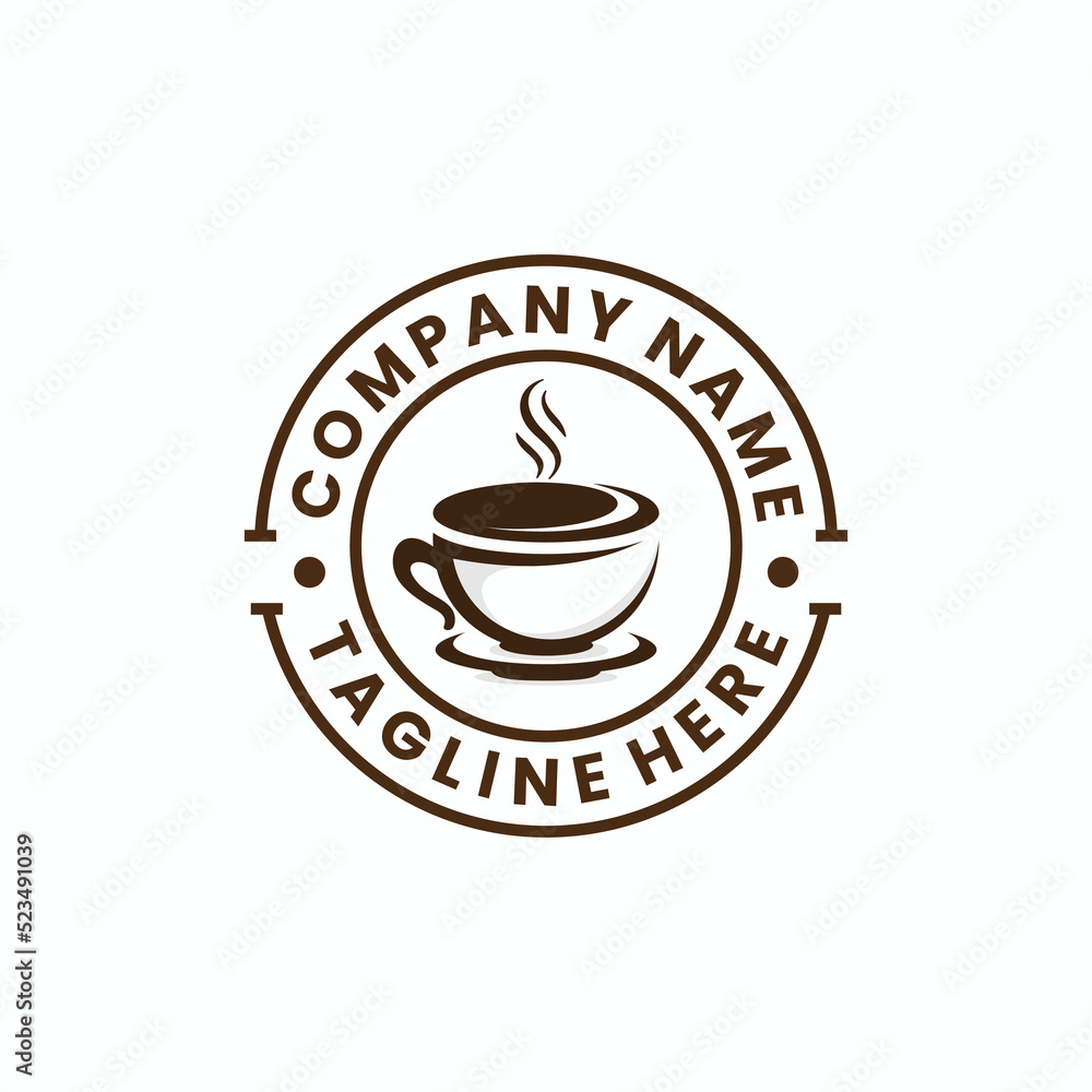 cup badge logo, coffee cup logo badge style cup badge logo, coffee cup logo badge style