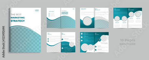 Modern Professional Corporate Business Catalogue Brochure Design.