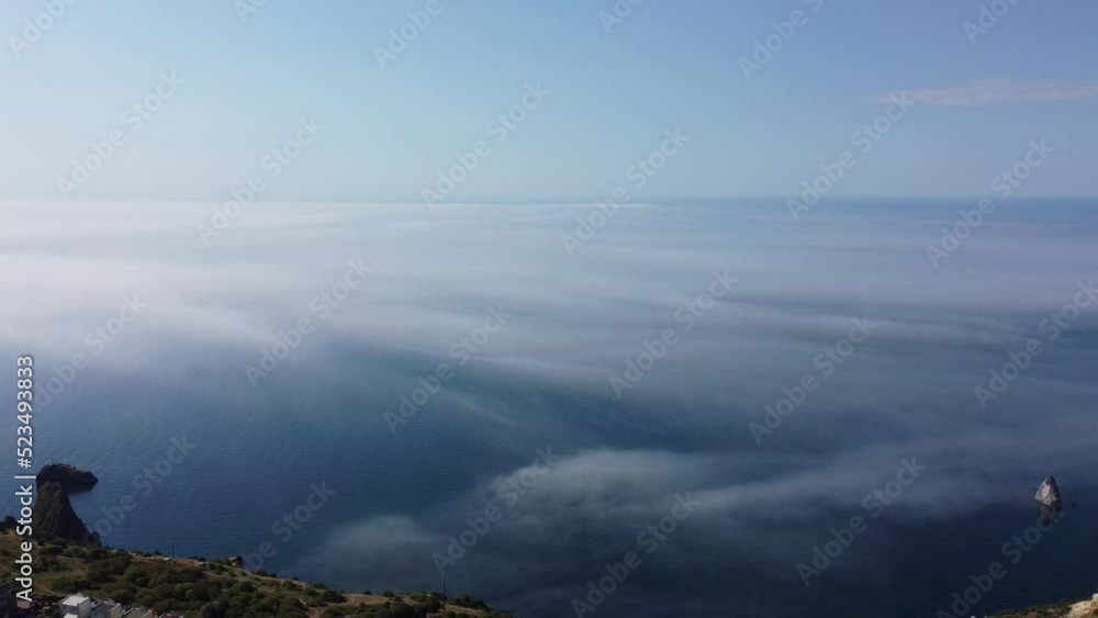 Abstract aerial nature summer ocean sunset sea and sky background. Natural sky composition. Element of design. Sky replacement for composites. Holiday, vacation and recreational banner concept Abstract aerial nature summer ocean sunset sea and sky background. Natural sky composition. Element of design. Sky replacement for composites. Holiday, vacation and recreational banner concept