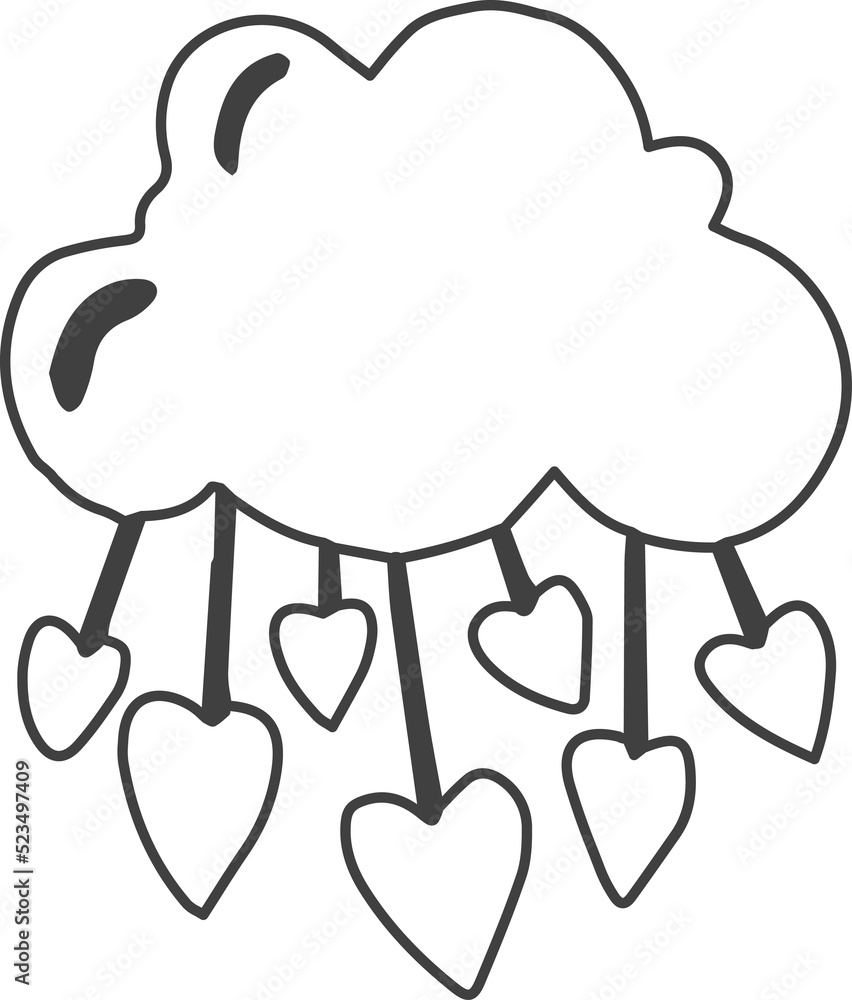 love and valentine illustration on transparent background love and valentine illustration on transparent background