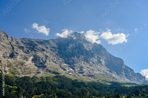 Grindelwald, Eiger, Eigernordwand, Alpen, Berner Oberland, Unterer Grindelwaldgletscher, Kleine Scheidegg, Männlichen, Lauberhorn, Sommer, Schweiz