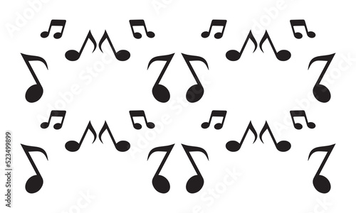 vector music notes illustrator background, music background vector