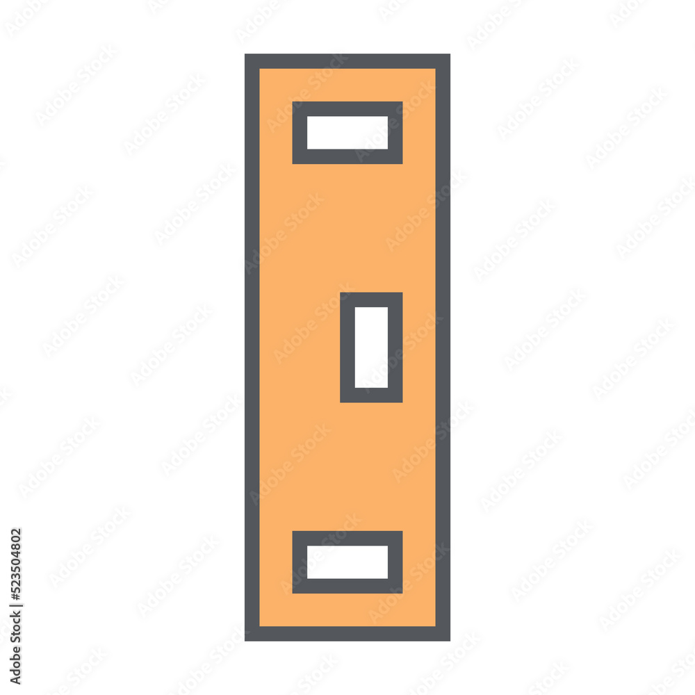 Water Pass Level Minimalist Construction Tools Icon Collection Set Water Pass Level Minimalist Construction Tools Icon Collection Set