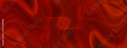Red abstract background with neon light effect geometric lines, red silk fabric texture, modern swirl liquid marble texture, geometric wave line vector background, red background vector illustration.