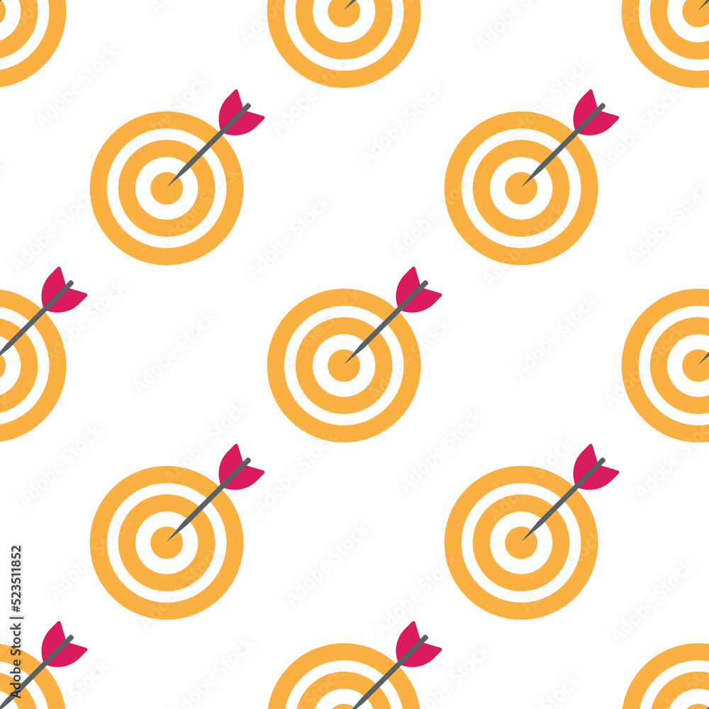 Dart target seamless background for your design