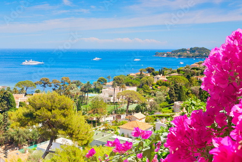 Panorama von Cote d Azur, Frankreich