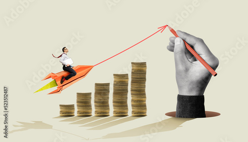Foto Successful career takeoff
