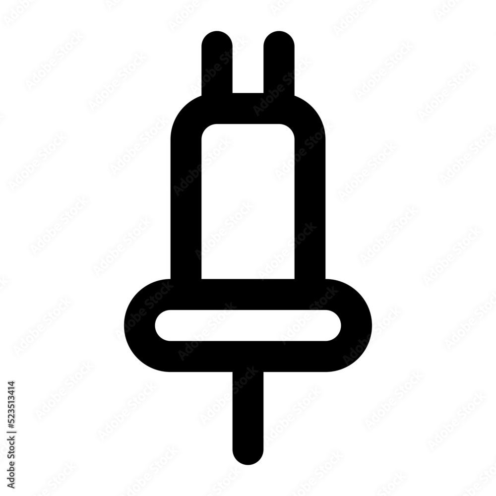 Obraz premium charger line icon