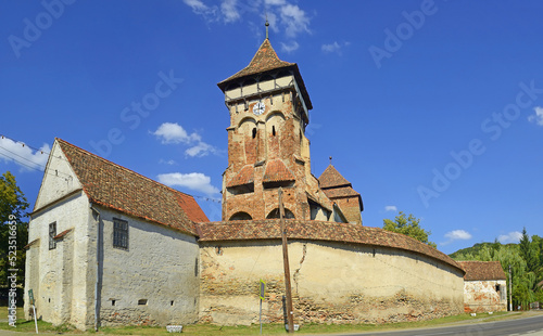 Valea Viilor fortified Church - Transylvania, Romania, UNESCO World Heritage photo