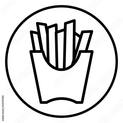 French fries icon