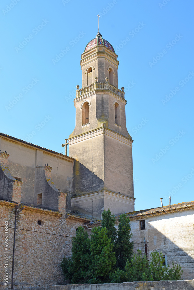 Iglesia de Torrelles de Foix Barcelona Cataluña España
