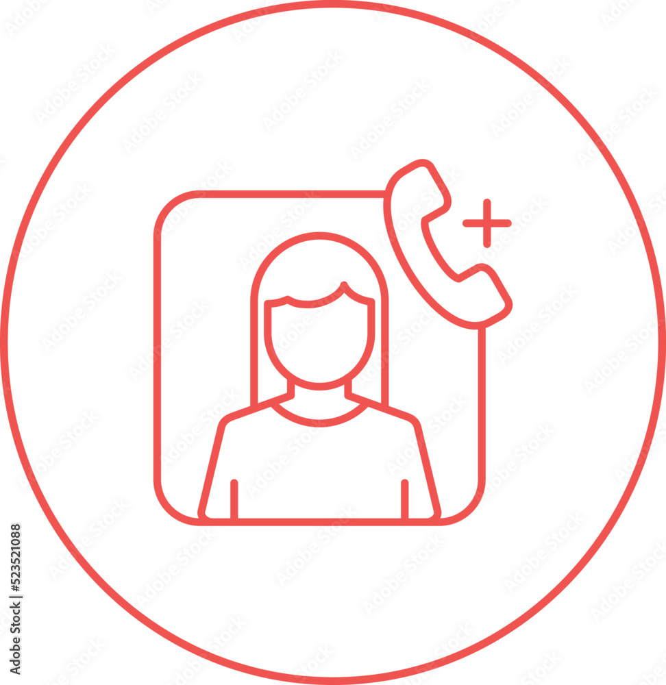 Obraz premium Contact Icon