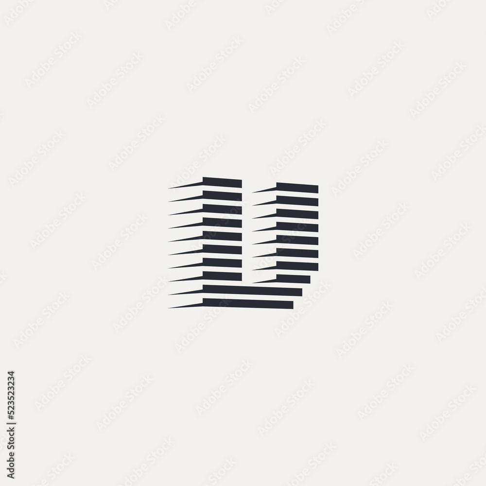 letter U or V logo vector. U or V logo company. letter U or V building construction logo vector template letter U or V logo vector. U or V logo company. letter U or V building construction logo vector template
