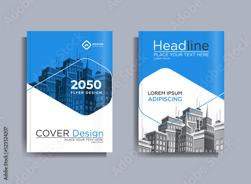 Corporate Business Flyer poster pamphlet brochure cover design layout background, Magazine, Poster, Business Presentation, Portfolio, Flyer, Banner, vector template in A4 size - Vector