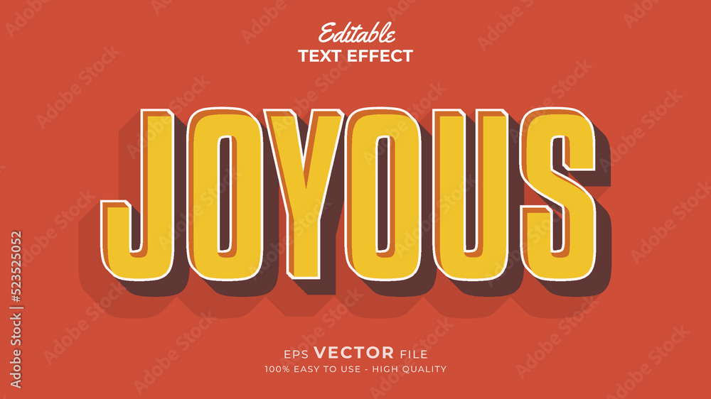 Modern 3d Alphabet, fun style title, text effect for comic Vector illustration Modern 3d Alphabet, fun style title, text effect for comic Vector illustration