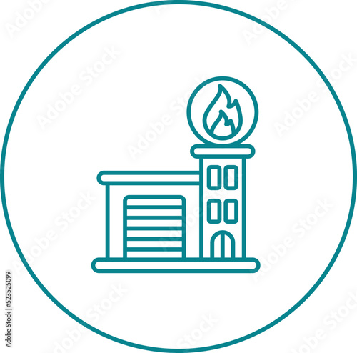 Fire Station Icon