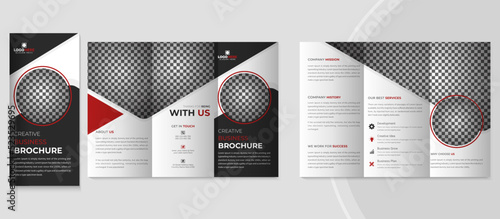 Corporate Business tri-fold brochure or Professional Company Profile Template