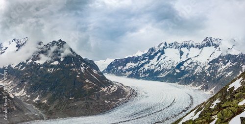 Aletsch Glacier, Switzerland, Alps © wildman