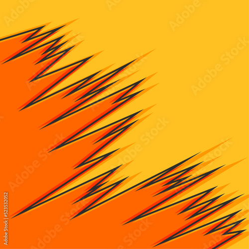 Abstract background with jagged line pattern and some copy space area